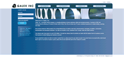 Desktop Screenshot of galexinc.com